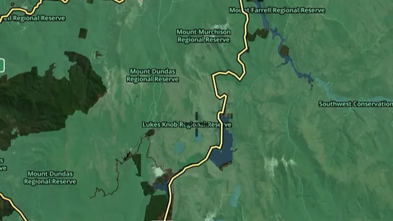 Public Land in the Detector Maps app, Tasmania