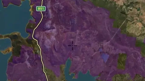 Reserve Estate in the Detector Maps app, Tasmania