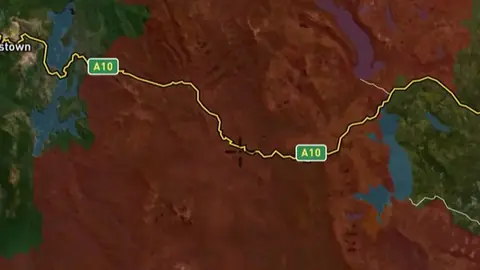 World Heritage Area in the Detector Maps app, Tasmania