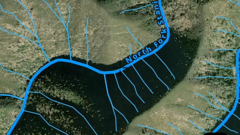 Rivers, Streams & Drainages in the Detector Maps app, USA coins and relics
