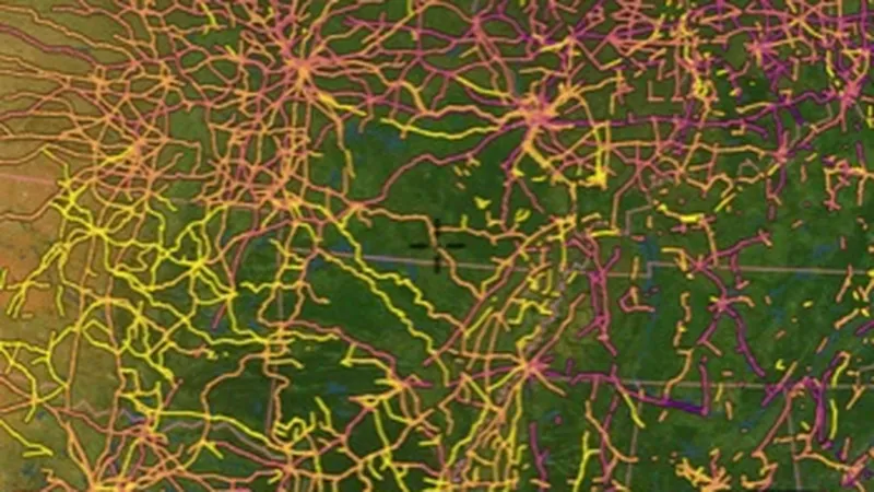 Historic Railroads in the Detector Maps app, USA coins and relics