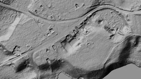 Terrain+™ Analysis in USA coins and relics, drawn over satellite imagery