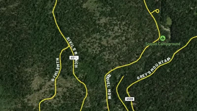 MVUM Roads in the Detector Maps app, USA coins and relics