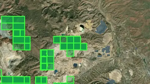 Active Mill Claims in Utah, drawn over satellite imagery