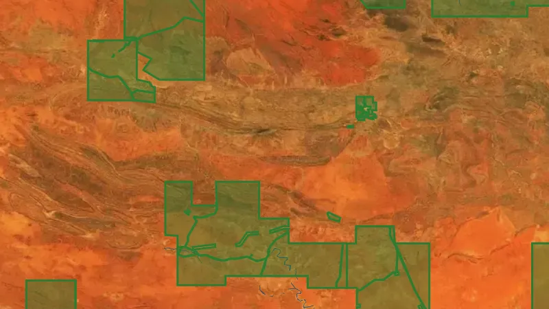 NT Determinations in Victoria, drawn over satellite imagery