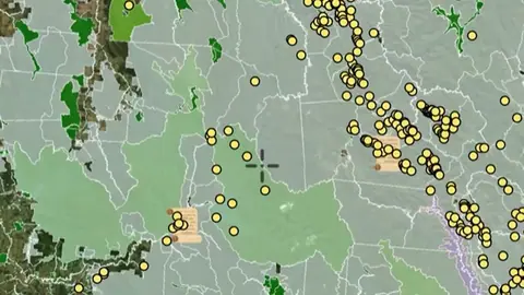 Parks & Reserves in the Detector Maps app, Victoria