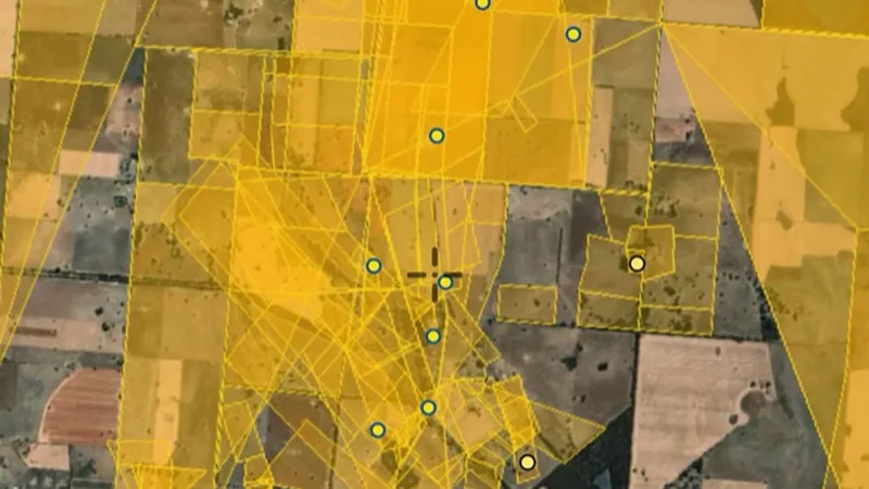 Historic Gold Leases in the Detector Maps app, Victoria