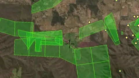 Historic Mining Leases in the Detector Maps app, Victoria