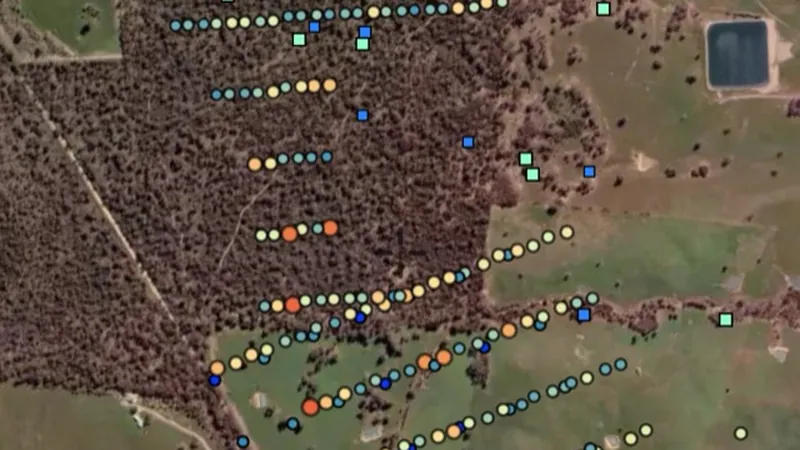Soils in the Detector Maps app, Victoria