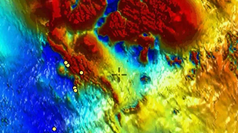Total Magnetic Intensity (RTP) in the Detector Maps app, Victoria