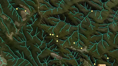 Waterways in the Detector Maps app, Victoria