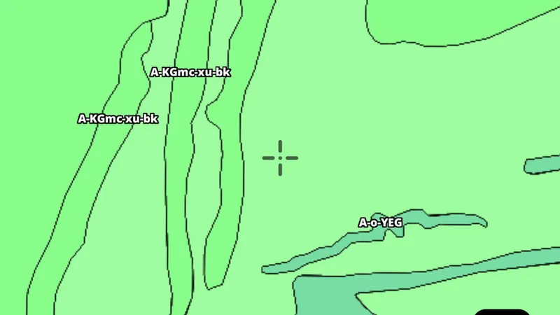 500k Bedrock Geology in the Detector Maps app, Western Australia