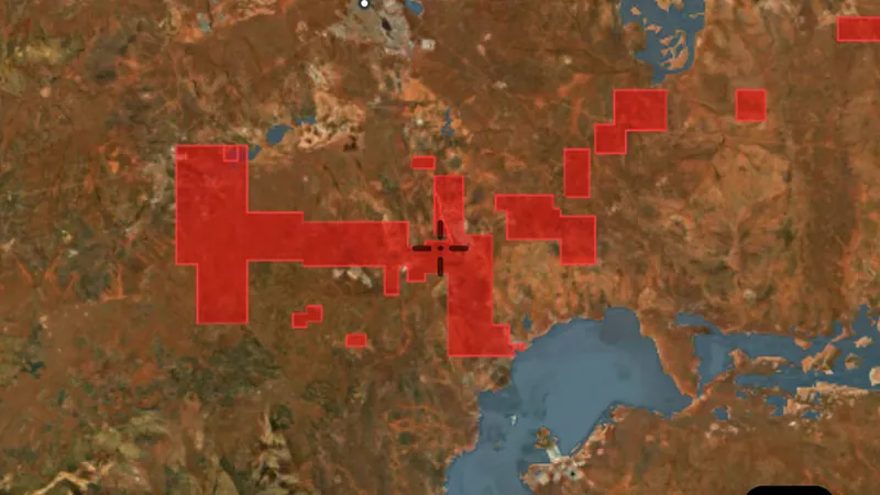 Exempt East Locations (EELS) in the Detector Maps app, Western Australia