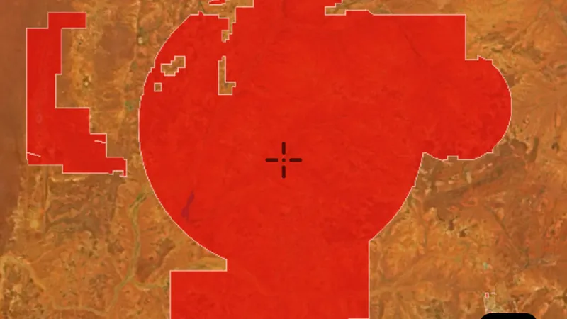 Section 19 Reserved Areas in the Detector Maps app, Western Australia