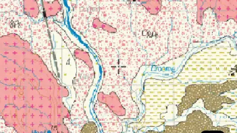 100k Mosaic Geology in the Detector Maps app, Western Australia