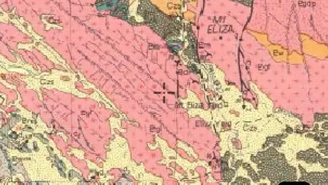 250k Mosaic Geology in the Detector Maps app, Western Australia