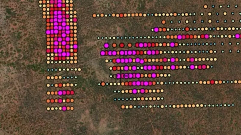 Shallow Drill in the Detector Maps app, Western Australia