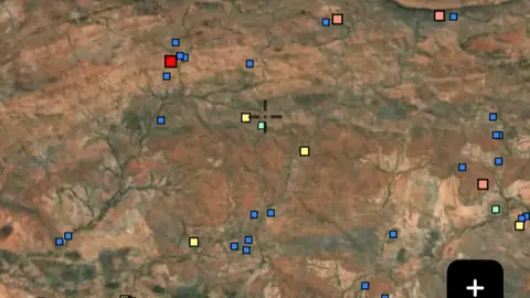 Stream Sediments in the Detector Maps app, Western Australia