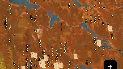 Gold Occurrences in the Detector Maps app, Western Australia