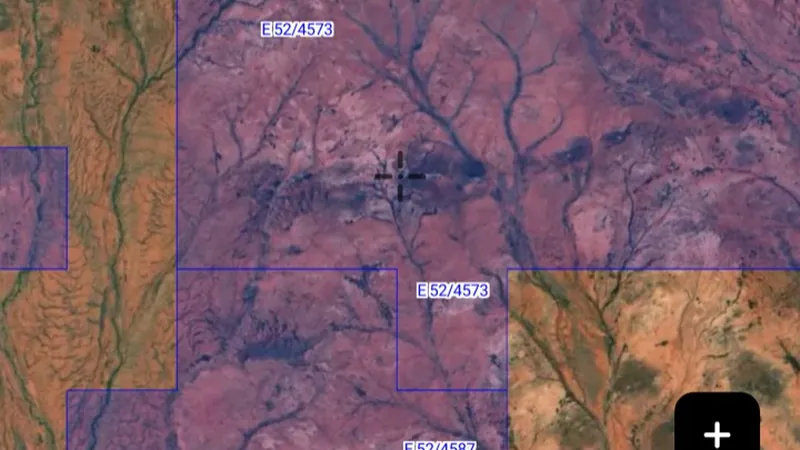 Pending Tenements (DMIRS-003) in the Detector Maps app, Western Australia