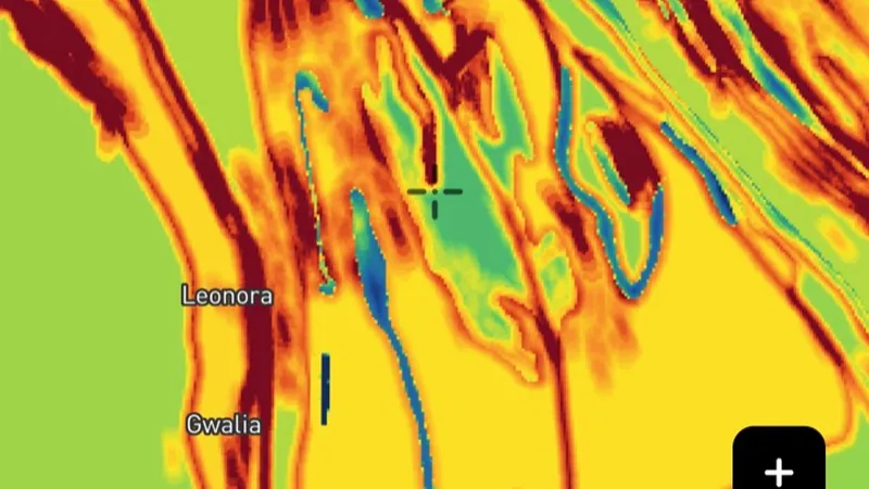 Gold Prospectivity in the Detector Maps app, Western Australia