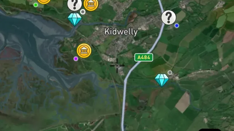 All Finds in the Detector Maps app, Wales