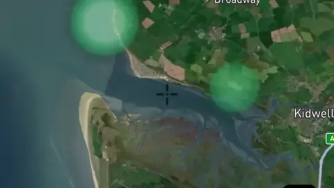 Bronze Age Finds Heatmap in the Detector Maps app, Wales