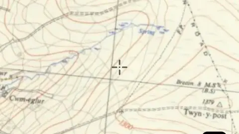 UK Ordnance Survey OSGB 1:25k (circa 1937) in the Detector Maps app, Wales