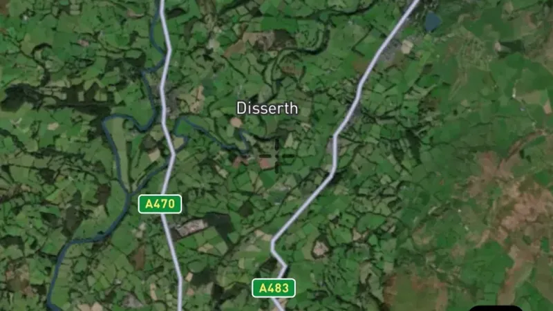 Other Finds Heatmap in the Detector Maps app, Wales