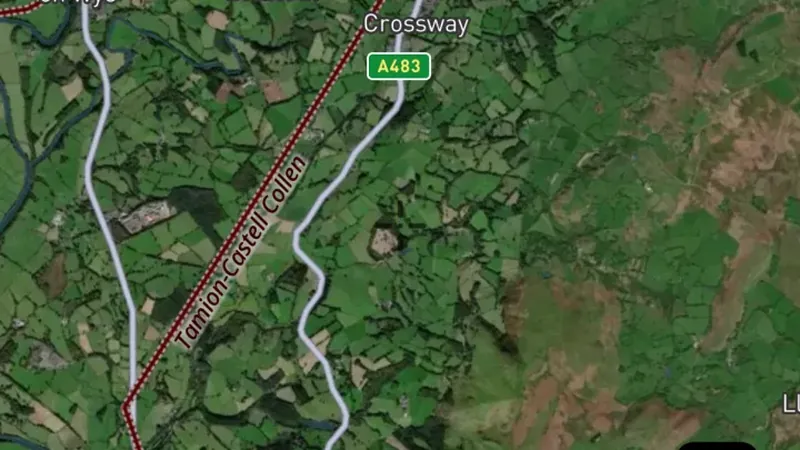 Roman Roads in the Detector Maps app, Wales