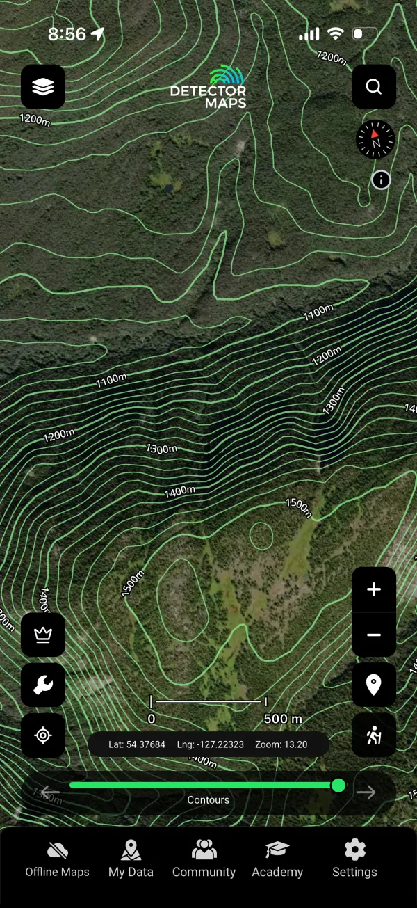 Contours layer