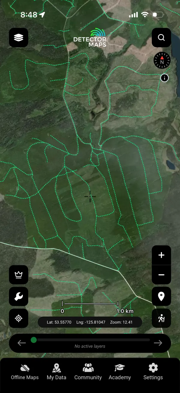 Digital Road Atlas layer