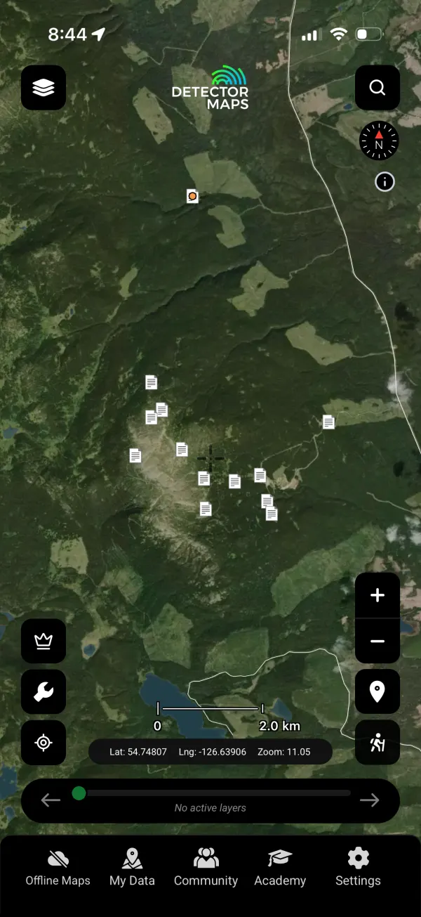 Prospector Reports layer