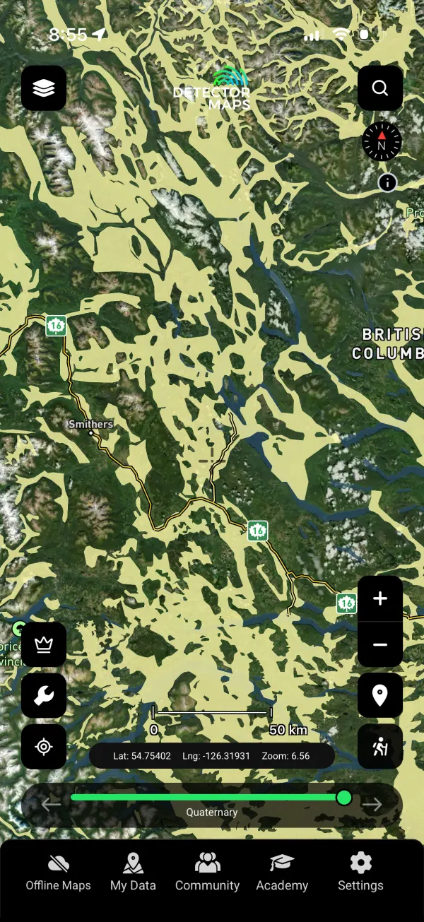 Quaternary Geology layer