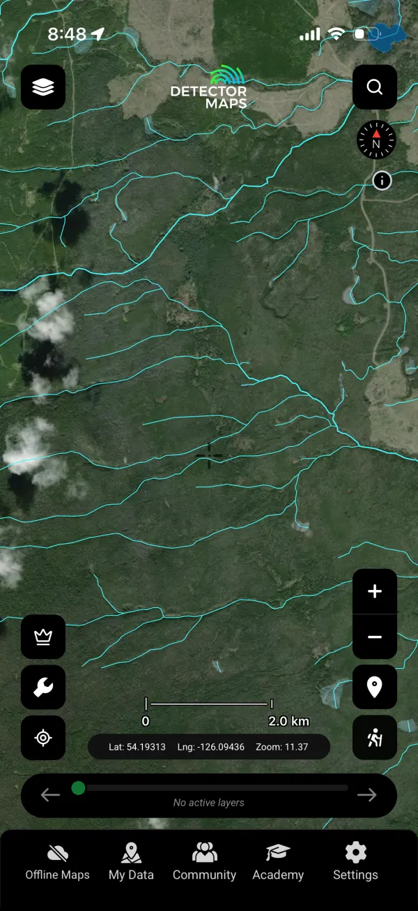 Watercourses layer