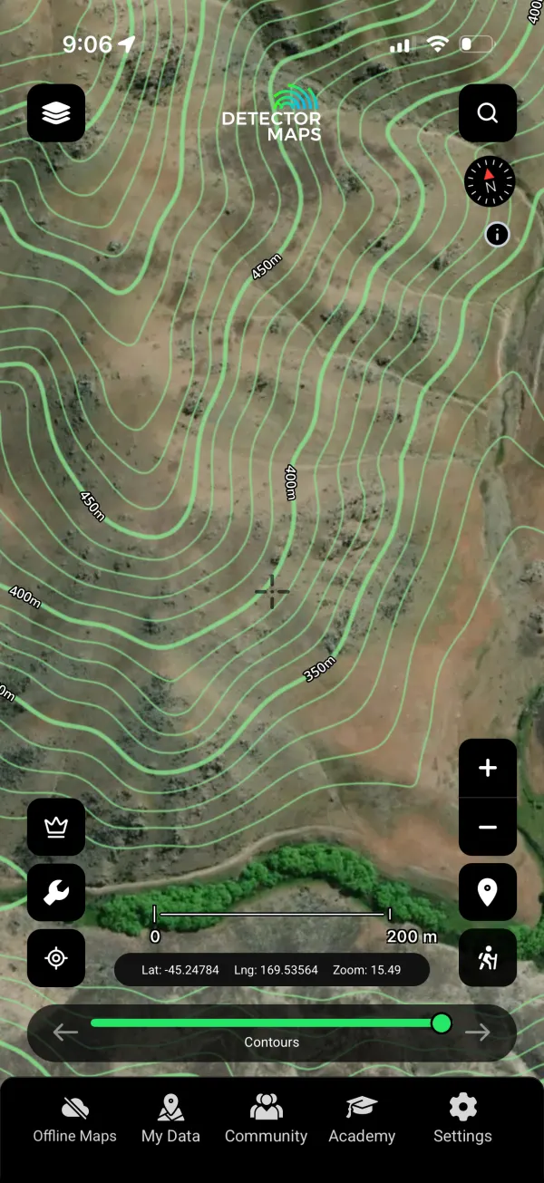 Contours layer