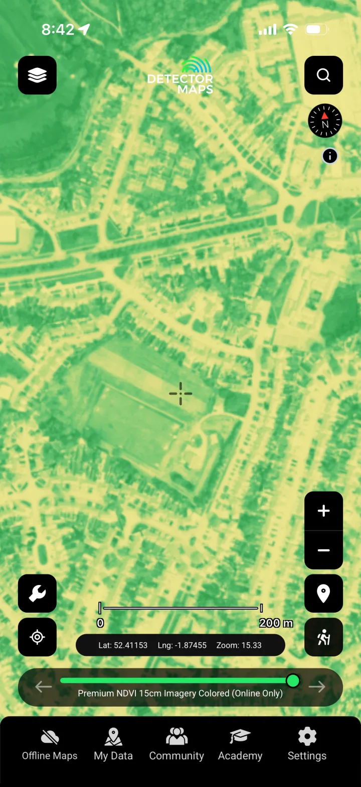 NDVI (Coloured) layer