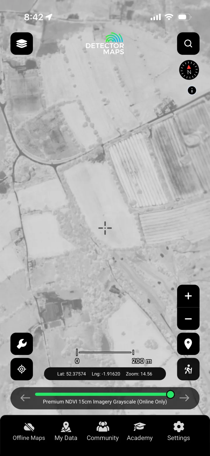 NDVI Crop Marks (DM-exclusive) layer