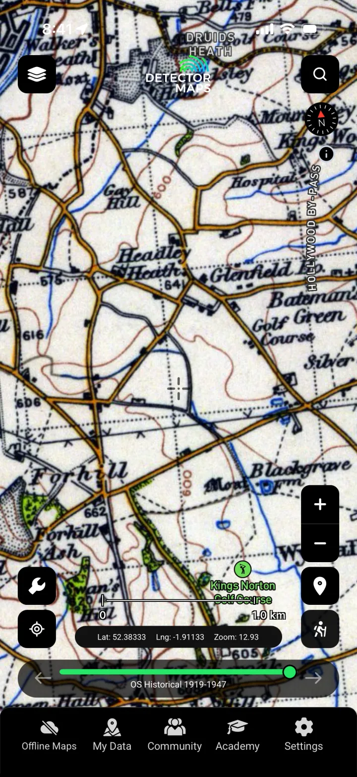 OS Historical 1919–1947 layer